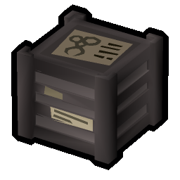 Crate of flax