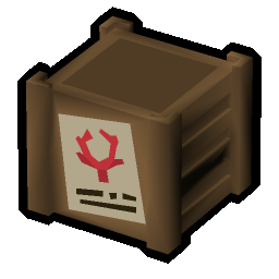 Crate of protective clothing