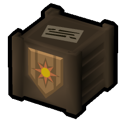 Crate of maces