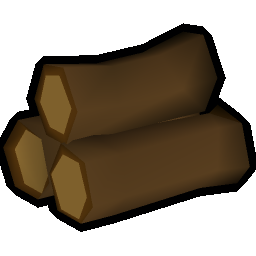 Sap-treated logs