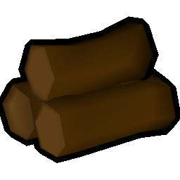 Sap-treated maple logs