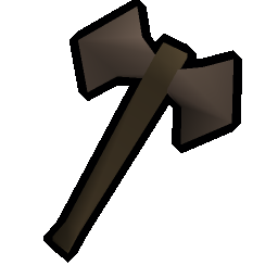 Tarnished battleaxe