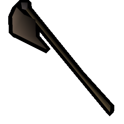 Tarnished halberd