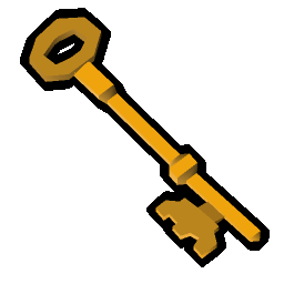Gilded key