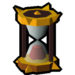 Ornate hourglass