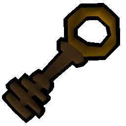 Bronze key brown