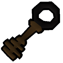 Bronze key black