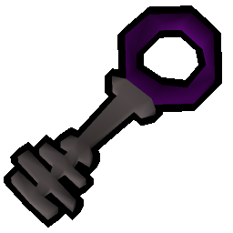 Steel key purple