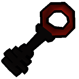 Black key red