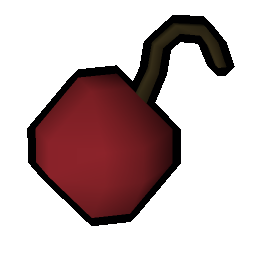 Lit strange object