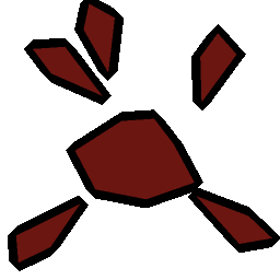 Sticky red goop