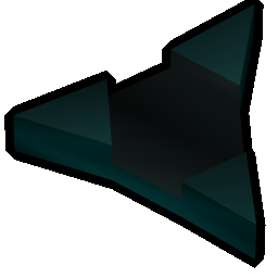 Obsidian amulet