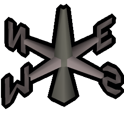 Broken vane part