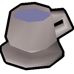 Cup of hot water