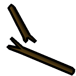Broken pole