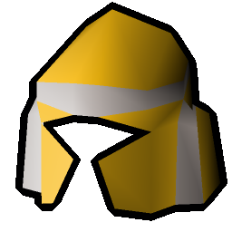 Gold helmet