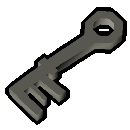 Display cabinet key