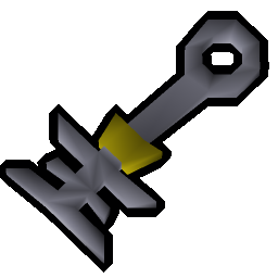 Strange implement