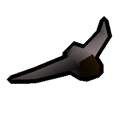 Steel pick head