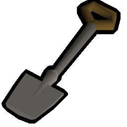 Metal spade