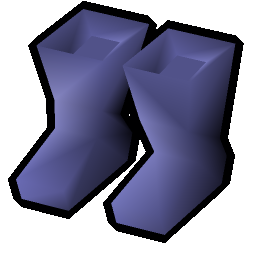 Blue boots