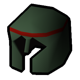 Adamant med helm