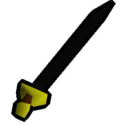 Black longsword