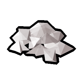 Crushed gem