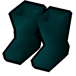 Teal boots
