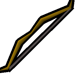 Signed oak bow