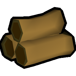 Mahogany pyre logs