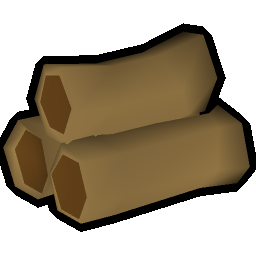 Teak pyre logs