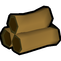 Mahogany pyre log