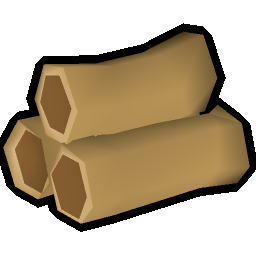 Teak logs