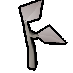 White tree shoot