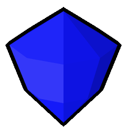 Blue crystal