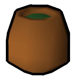 Pot of weeds