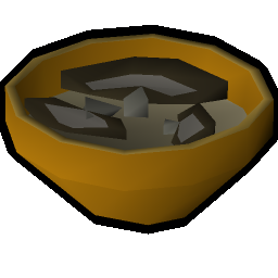 Burnt mushroom
