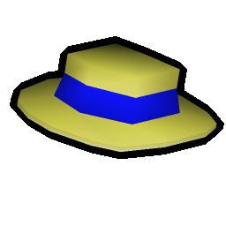 Blue boater