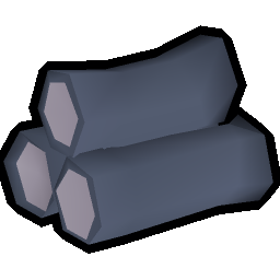 Blue logs