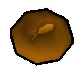 Burnt fishcake