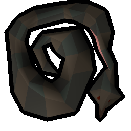 Raw stuffed snake