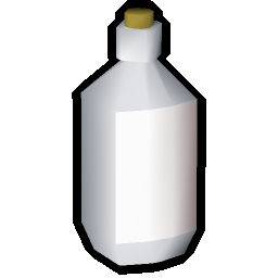 Empty wine bottle