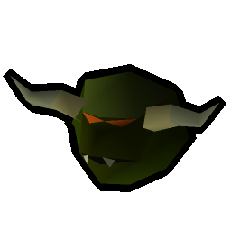 Stuffed kurask head