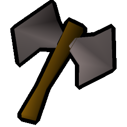 Steel thrownaxe