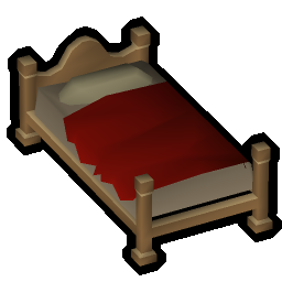 Oak bed