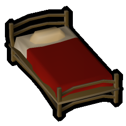 Teak bed