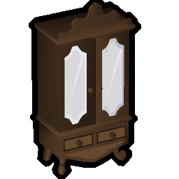 Mahogany wardrobe