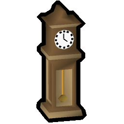 Oak clock