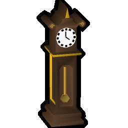 Gilded clock